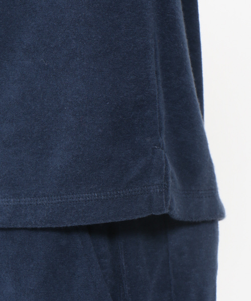 Champion（チャンピオン）の「【別注】CHAMPIONパイルTシャツ（Tシャツ/カットソー・メンズ・ネイビー/ホワイト/グレー・44/46/48）」の10枚目の写真