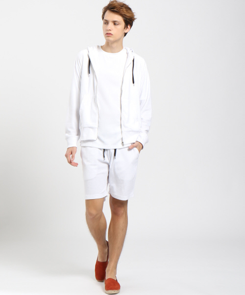 Champion（チャンピオン）の「【別注】CHAMPIONパイルTシャツ（Tシャツ/カットソー・メンズ・ネイビー/ホワイト/グレー・44/46/48）」の9枚目の写真