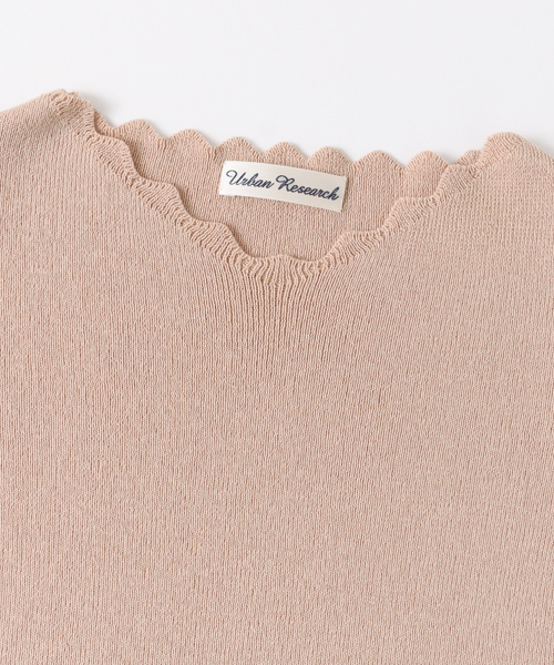 URBAN RESEARCH(アーバンリサーチ)の「UR スカラップニット(ニット/セーター・レディース・オフホワイト/ピンク/ブラック/その他1・FREE)」の17枚目の写真