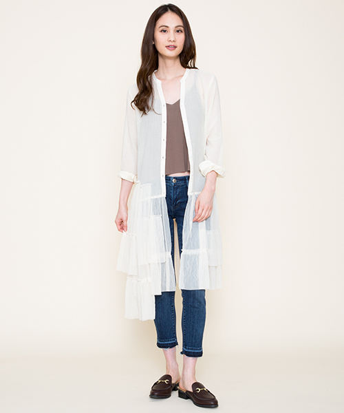 Moname（モナーム）の「■Moname  アンクル スキニー デニムパンツ  EMMA (エマ) /41161009（デニムパンツ・レディース・サックスブルー/ブルー/ライトブルー・24inch/26inch/25inch/23inch/27inch）」の16枚目の写真