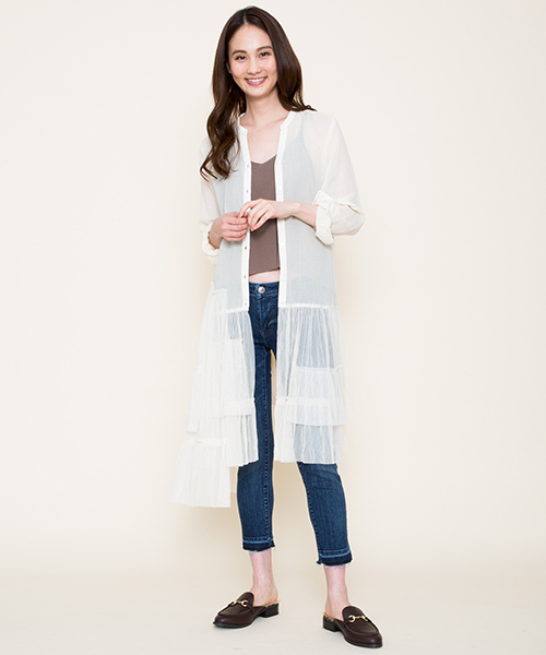 Moname（モナーム）の「■Moname  アンクル スキニー デニムパンツ  EMMA (エマ) /41161009（デニムパンツ・レディース・サックスブルー/ブルー/ライトブルー・24inch/26inch/25inch/23inch/27inch）」の18枚目の写真