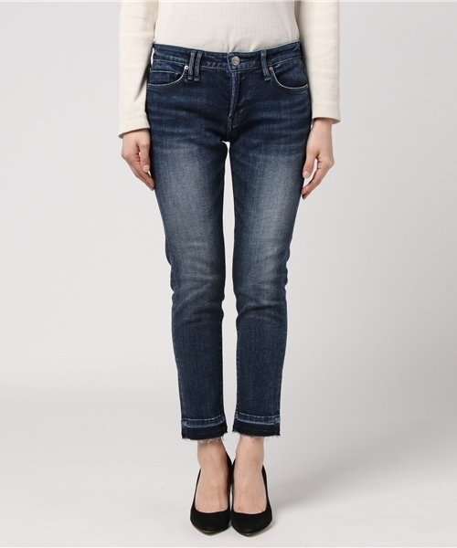 Moname（モナーム）の「■Moname  アンクル スキニー デニムパンツ  EMMA (エマ) /41161009（デニムパンツ・レディース・サックスブルー/ブルー/ライトブルー・24inch/26inch/25inch/23inch/27inch）」の5枚目の写真