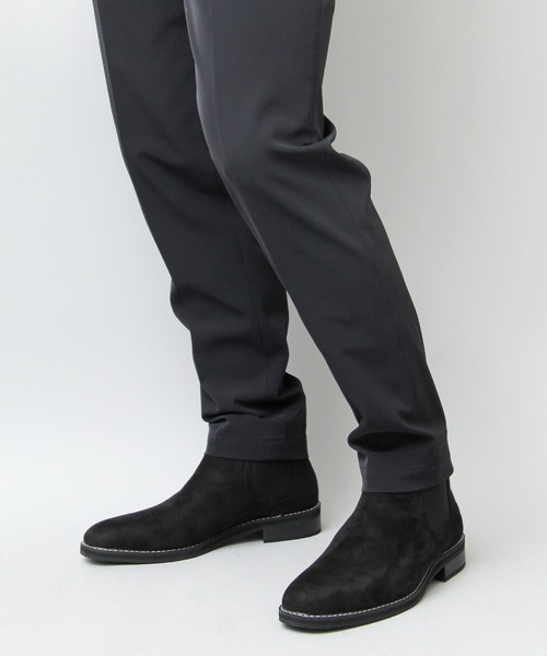 glabella（グラベラ）の「ロングノーズ プレーントゥ サイドゴアブーツ（スムース・スエード）（ブーツ・メンズ・ベージュ/ブラック/ダークブラウン/ブラック系その他・S/L/M）」の14枚目の写真