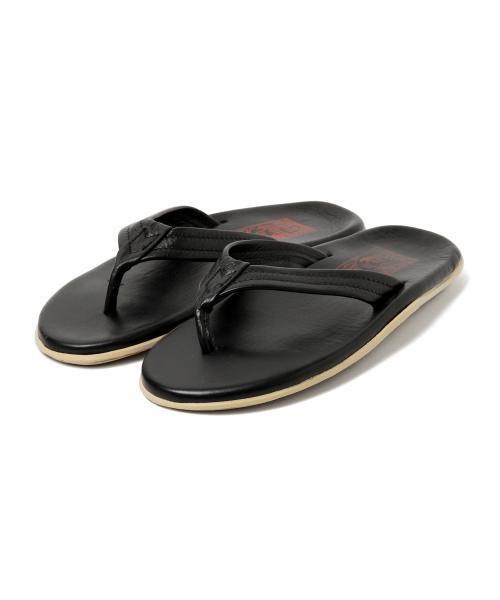 BEAMS（ビームス）の「ISLAND SLIPPER×BEAMS / 別注 レザートングサンダル（サンダル・メンズ・ブラック・8/9/10）」の2枚目の写真