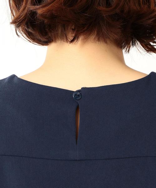 green label relaxing（グリーンレーベルリラクシング）の「RF ベルト セットアップワンピース ◆（ワンピース・レディース・ワインレッド/オリーブ/ネイビー・36/38）」の4枚目の写真