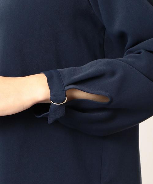 green label relaxing（グリーンレーベルリラクシング）の「RF ベルト セットアップワンピース ◆（ワンピース・レディース・ワインレッド/オリーブ/ネイビー・36/38）」の15枚目の写真