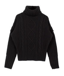 titivate | 3ｹﾞｰｼﾞｹｰﾌﾞﾙﾆｯﾄﾌﾟﾙｵｰﾊﾞｰ(ニット/セーター)