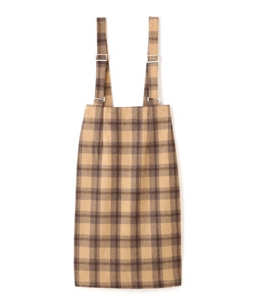 FREE'S MART(フリーズマート)の「ペンシルチェックジャンスカ(ジャンパースカート・レディース・グレー系その他/ベージュ系その他・FREE)」の13枚目の写真