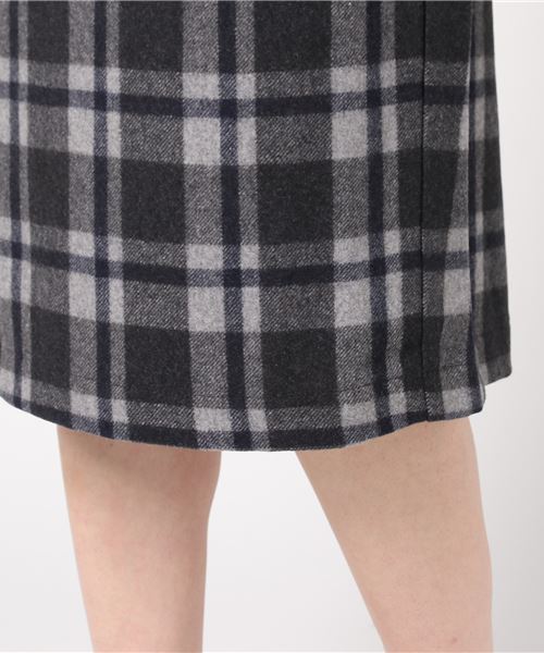 FREE'S MART(フリーズマート)の「ペンシルチェックジャンスカ(ジャンパースカート・レディース・グレー系その他/ベージュ系その他・FREE)」の10枚目の写真