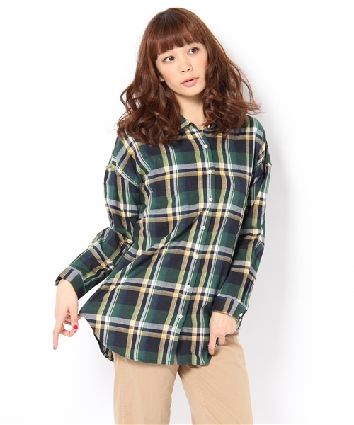 Ray BEAMS（レイビームス）の「△*Ray BEAMS / 12W チェックビックシャツ（シャツ/ブラウス・レディース・ブラウン系その他/レッド/グリーン系その他・ONE SIZE）」の13枚目の写真