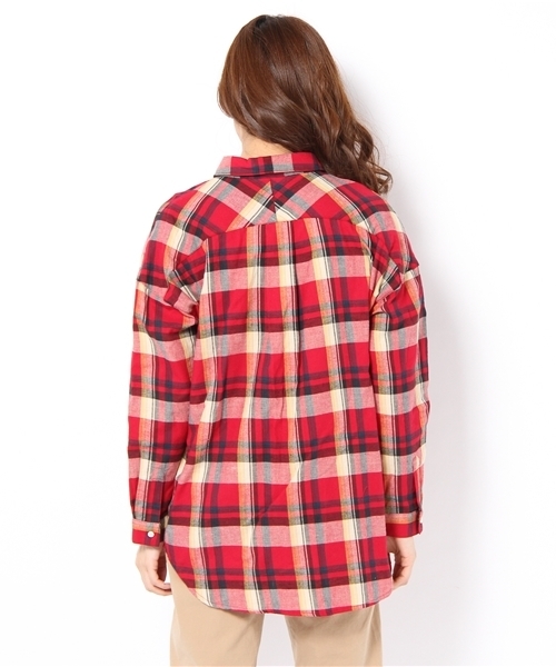Ray BEAMS（レイビームス）の「△*Ray BEAMS / 12W チェックビックシャツ（シャツ/ブラウス・レディース・ブラウン系その他/レッド/グリーン系その他・ONE SIZE）」の6枚目の写真