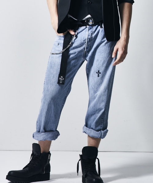 kiryuyrik（キリュウキリュウ）の「リメイク501パンツ（デニムパンツ