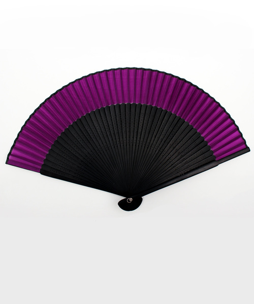８(eight)（エイト）の「シルク 扇子 せんす（和装小物・メンズ・ブラック/パープル/ネイビー/ブラウン/ワイン・FREE）」の4枚目の写真