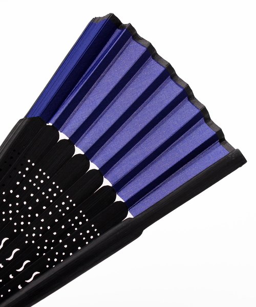 ８(eight)（エイト）の「シルク 扇子 せんす（和装小物・メンズ・ブラック/パープル/ネイビー/ブラウン/ワイン・FREE）」の18枚目の写真