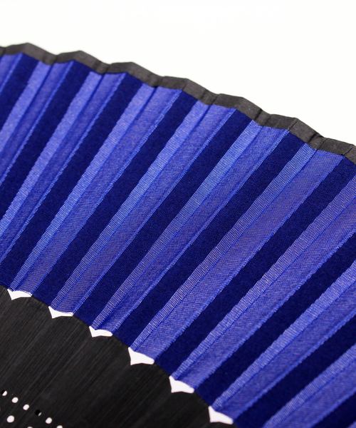 ８(eight)（エイト）の「シルク 扇子 せんす（和装小物・メンズ・ブラック/パープル/ネイビー/ブラウン/ワイン・FREE）」の20枚目の写真