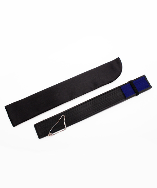 ８(eight)（エイト）の「シルク 扇子 せんす（和装小物・メンズ・ブラック/パープル/ネイビー/ブラウン/ワイン・FREE）」の21枚目の写真