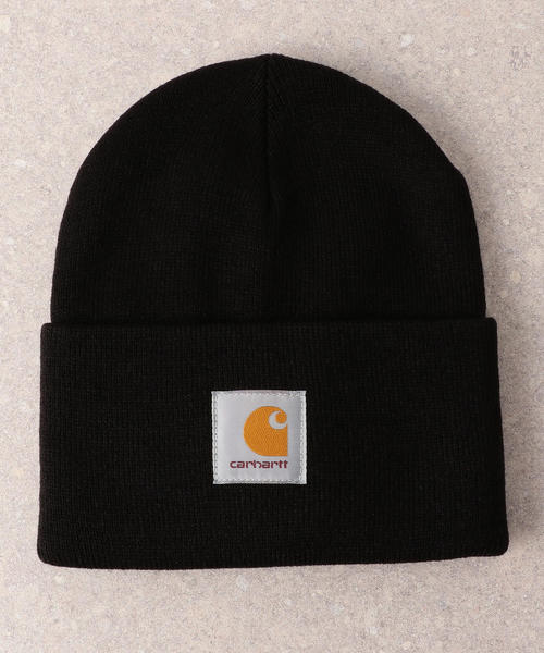 Carhartt（カーハート）の「［カーハート］ST★ CARHARTT AC ワッチキャップ / ニット帽（ニットキャップ/ビーニー・メンズ・オレンジ/パープル/ブラック/オリーブ/ブラウン・FREE）」の2枚目の写真