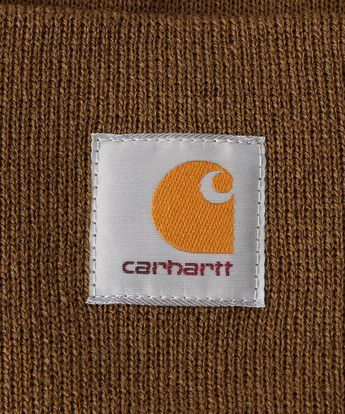 Carhartt（カーハート）の「［カーハート］ST★ CARHARTT AC ワッチキャップ / ニット帽（ニットキャップ/ビーニー・メンズ・オレンジ/パープル/ブラック/オリーブ/ブラウン・FREE）」の6枚目の写真