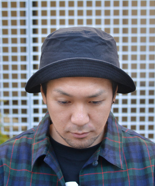 ANCHOR（アンカー）の「QUARTER GALLERY　起毛ツイルバケットHAT（ハット・メンズ・ブラック/ベージュ/カーキ・FREE）」の5枚目の写真