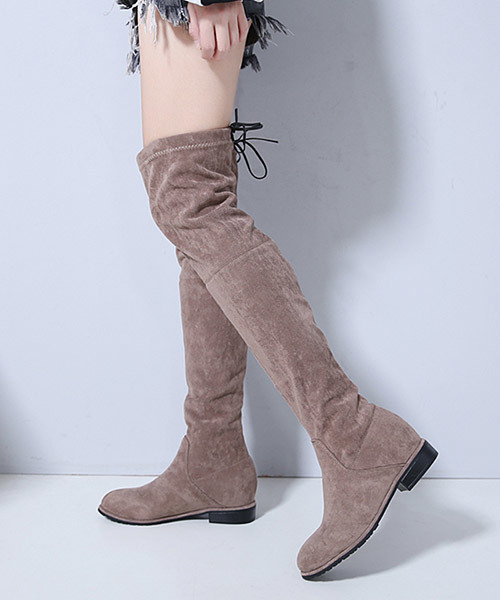 Futier land（フューティアランド）の「選べるニーハイブーツ（ブーツ・レディース・ブラック/モカ/ブラック系その他/ブラウン系その他/ブラウン/ブラウン系その他2・38/39/35/36/37）」の5枚目の写真