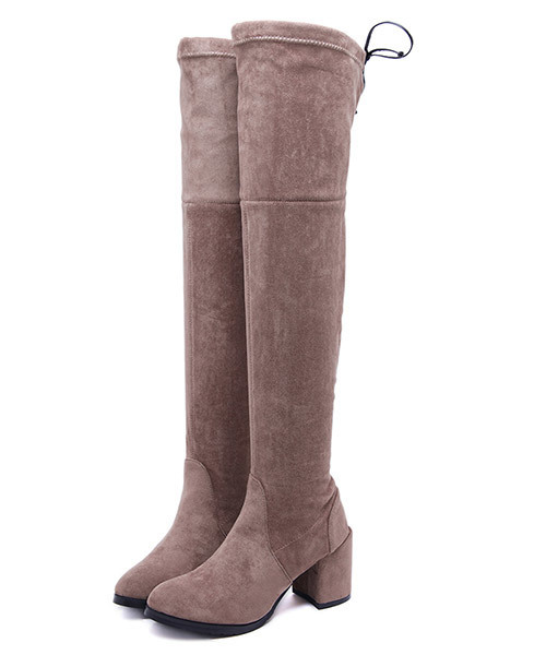 Futier land（フューティアランド）の「選べるニーハイブーツ（ブーツ・レディース・ブラック/モカ/ブラック系その他/ブラウン系その他/ブラウン/ブラウン系その他2・38/39/35/36/37）」の10枚目の写真