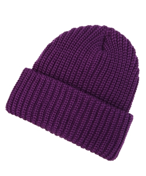 green label relaxing（グリーンレーベルリラクシング）の「BRONER ニットキャップ②◆（ニットキャップ/ビーニー・レディース・ダークグレー/ベージュ/ネイビー/パープル/ブラック/ワインレッド/オリーブ/ライトグレー/クリーム/コバルトブルー/オフホワイト・フリー）」の10枚目の写真