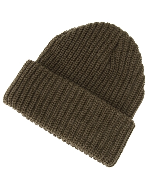 green label relaxing（グリーンレーベルリラクシング）の「BRONER ニットキャップ②◆（ニットキャップ/ビーニー・レディース・ダークグレー/ベージュ/ネイビー/パープル/ブラック/ワインレッド/オリーブ/ライトグレー/クリーム/コバルトブルー/オフホワイト・フリー）」の8枚目の写真