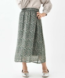 DISCOAT | 【キッズ】シフォン小花柄ロングスカート(スカート)