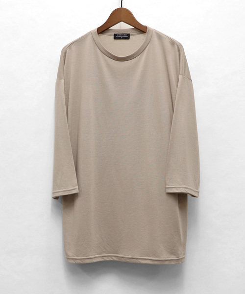 Confirm（コンファーム）の「Confirm / コンファーム 天竺7分丈Tシャツ（Tシャツ/カットソー・メンズ・ブラック/ベージュ/マスタード/グレー/インディゴブルー/ホワイト・FREE）」の14枚目の写真