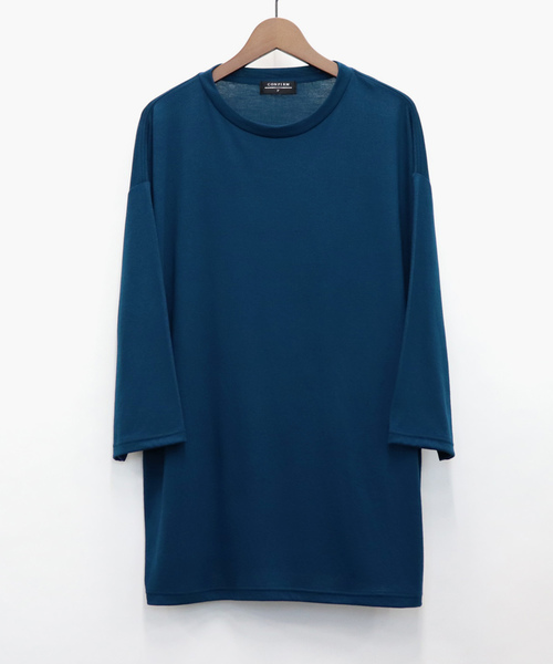 Confirm（コンファーム）の「Confirm / コンファーム 天竺7分丈Tシャツ（Tシャツ/カットソー・メンズ・ブラック/ベージュ/マスタード/グレー/インディゴブルー/ホワイト・FREE）」の15枚目の写真