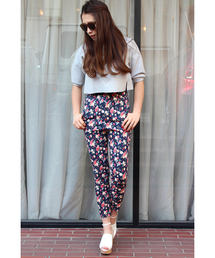 KIKKA THE DIARY OF | サスペンダーフラワーパンツ(その他パンツ)