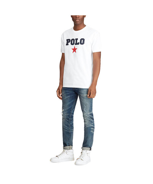 POLO RALPH LAUREN（ポロ ラルフ ローレン）の「クラシック フィット グラフィック Tシャツ（Tシャツ/カットソー・メンズ・ホワイト/ネイビー/レッド/ロイヤルブルー・LARGE/X-SMALL/MEDIUM/SMALL）」の8枚目の写真
