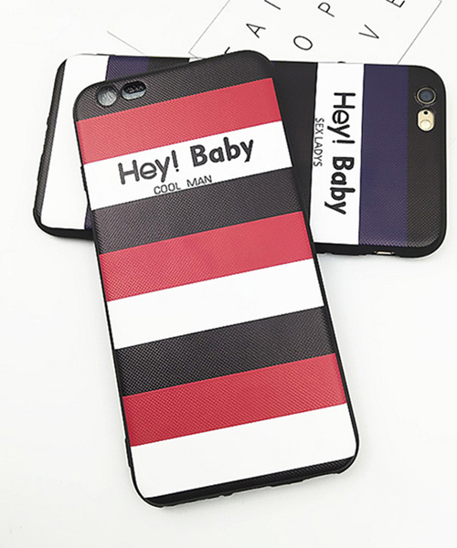 c.u.l（シーユーエル）の「【c.u.l】ボーダー トリコロール モノトーン アイフォンケース iPhoneカバー ipc326（スマホケース/カバー・レディース・レッド/ブルー・A/C/D/B）」の2枚目の写真