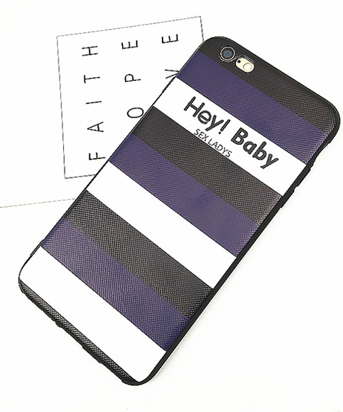 c.u.l（シーユーエル）の「【c.u.l】ボーダー トリコロール モノトーン アイフォンケース iPhoneカバー ipc326（スマホケース/カバー・レディース・レッド/ブルー・A/C/D/B）」の1枚目の写真