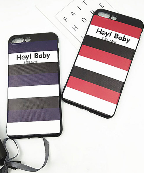 c.u.l（シーユーエル）の「【c.u.l】ボーダー トリコロール モノトーン アイフォンケース iPhoneカバー ipc326（スマホケース/カバー・レディース・レッド/ブルー・A/C/D/B）」の3枚目の写真