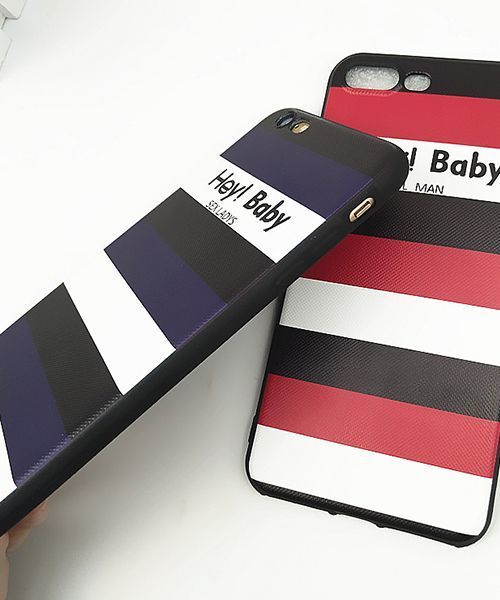 c.u.l（シーユーエル）の「【c.u.l】ボーダー トリコロール モノトーン アイフォンケース iPhoneカバー ipc326（スマホケース/カバー・レディース・レッド/ブルー・A/C/D/B）」の7枚目の写真