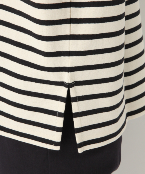 GLOBAL WORK(グローバルワーク)の「マリンボーダー半袖/835092(Tシャツ/カットソー・レディース・ホワイト/ベージュ/ブラウン/ダークブルー・MEDIUM/LARGE)」の13枚目の写真