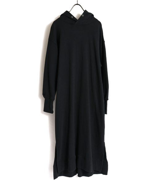 made in standard （メイドインスタンダード）の「made in standard/メイドインスタンダード  ヘビーウェイトスウェット パーカー ワンピース（ワンピース・レディース・ブラック/ベージュ/パープル/ブラウン/オフホワイト・FREE）」の19枚目の写真