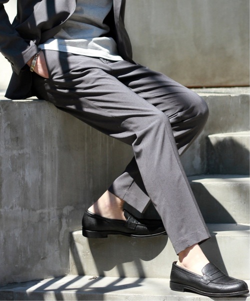 417 EDIFICE（フォーワンセブンエディフィス）の「◆《追加生産》【Begin掲載】ドライタッチトロ セットアップ（テーラードジャケット・メンズ・ブラック/ネイビー/グレー・SMALL/MEDIUM/LARGE/X-LARGE）」の5枚目の写真