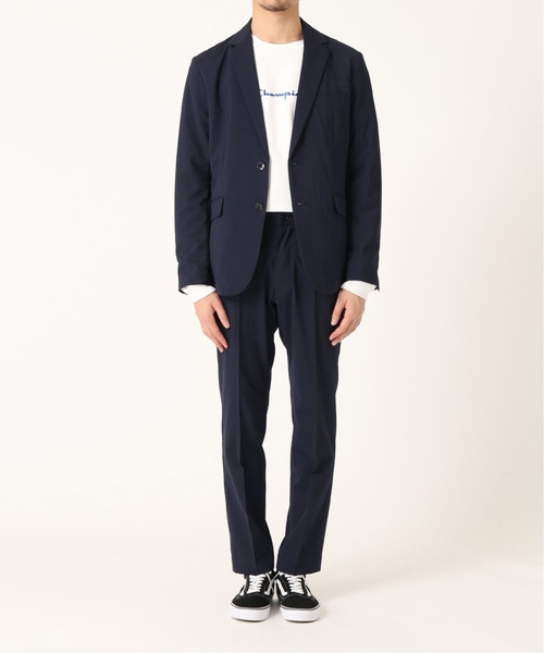417 EDIFICE（フォーワンセブンエディフィス）の「◆《追加生産》【Begin掲載】ドライタッチトロ セットアップ（テーラードジャケット・メンズ・ブラック/ネイビー/グレー・SMALL/MEDIUM/LARGE/X-LARGE）」の7枚目の写真