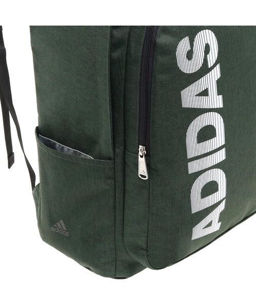 adidas(アディダス)の「adidas|アディダス バックパック/デイパック 25リットル 通学用にオススメ!A4サイズ収納のカジュアルリュック 57415(バックパック/リュック・メンズ・ブラック/グレー/ダークグリーン・FREE)」の9枚目の写真