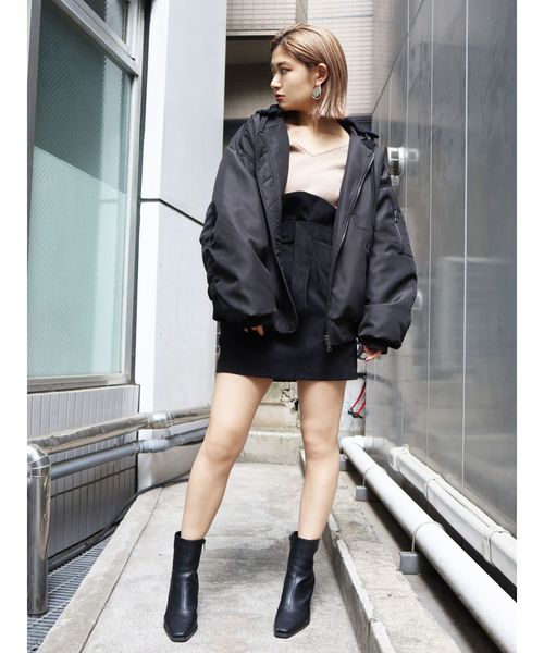 EMODA（エモダ）の「エッジポインテッドショートブーツ（ブーツ）」 - WEAR