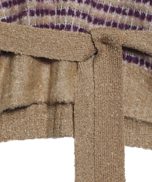 Ameri(アメリ)の「AJIRO MOYOU KNIT(ニット/セーター・レディース・パープル/ブルー・FREE)」の9枚目の写真