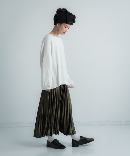 Libra Cue（リブラ キュー）の「Libra ベロアプリーツスカート（スカート・レディース・ブラック/ブラウン/グリーン・FREE）」の14枚目の写真