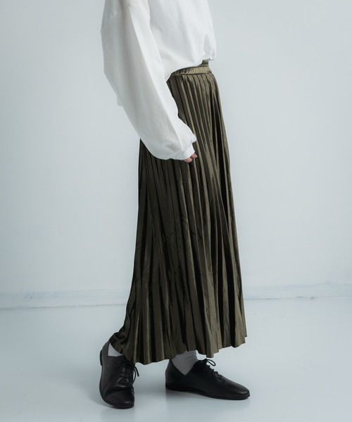 Libra Cue（リブラ キュー）の「Libra ベロアプリーツスカート（スカート・レディース・ブラック/ブラウン/グリーン・FREE）」の18枚目の写真