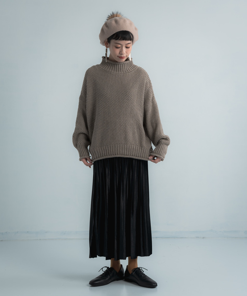 Libra Cue（リブラ キュー）の「Libra ベロアプリーツスカート（スカート・レディース・ブラック/ブラウン/グリーン・FREE）」の21枚目の写真