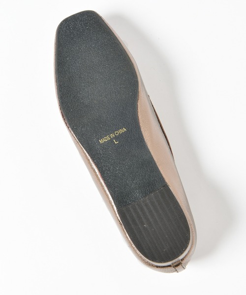 one after another NICE CLAUP（ワンアフターアナザーナイスクラップ）の「【WEB限定】バレエ シューズ（バレエシューズ・レディース・アイボリー/ブラウン系その他・SS/S/M/L/LL）」の18枚目の写真