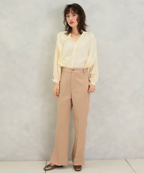 one after another NICE CLAUP（ワンアフターアナザーナイスクラップ）の「【WEB限定】バレエ シューズ（バレエシューズ・レディース・アイボリー/ブラウン系その他・SS/S/M/L/LL）」の3枚目の写真