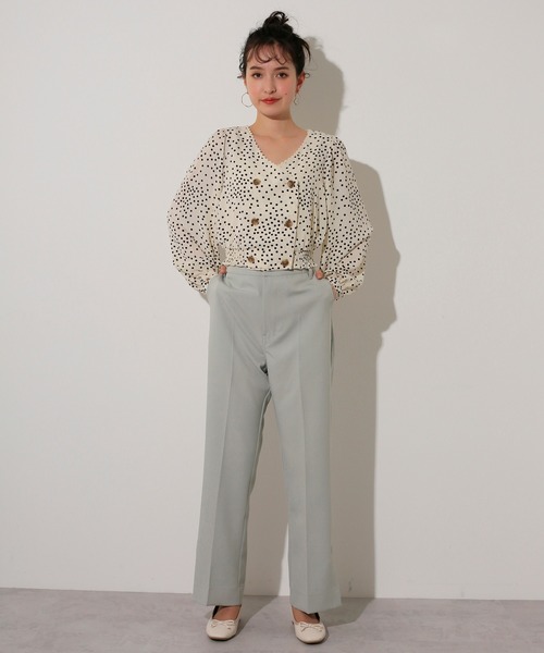 one after another NICE CLAUP（ワンアフターアナザーナイスクラップ）の「【WEB限定】バレエ シューズ（バレエシューズ・レディース・アイボリー/ブラウン系その他・SS/S/M/L/LL）」の7枚目の写真