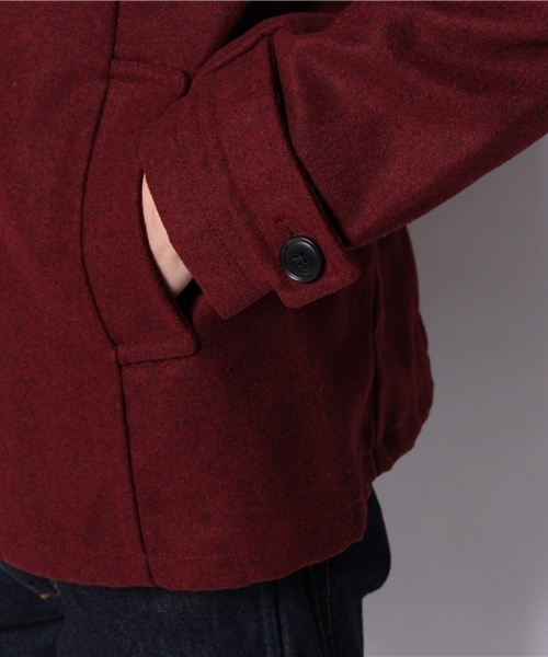 WEGO（ウィゴー）の「WEGO/ボンディングPコート（ピーコート・メンズ・ブラック/ライトグレー/ブルー系その他/キャメル/ワイン/その他1/その他2・SMALL/LARGE/MEDIUM）」の18枚目の写真